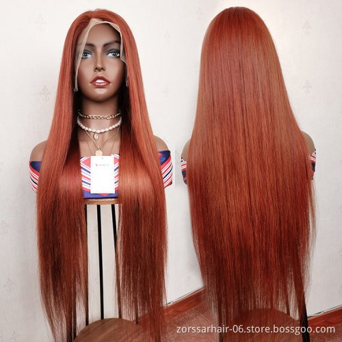 Wholesale Blue Weave and Wigs 100 Human Hair Transparent HD Lace Frontal Wigs Human Hair Lace Front Brazailian Colored Hair Wig